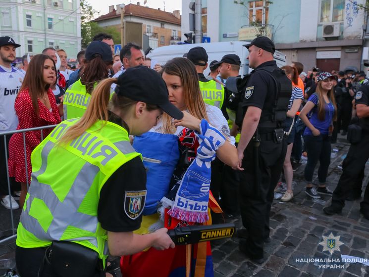 Іноземці 71 раз зверталися в поліцію за час проведення фіналу Ліги чемпіонів у Києві