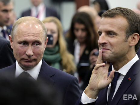 Макрона неправильно перекладали на прес-конференції з Путіним у Санкт-Петербурзі – ЗМІ