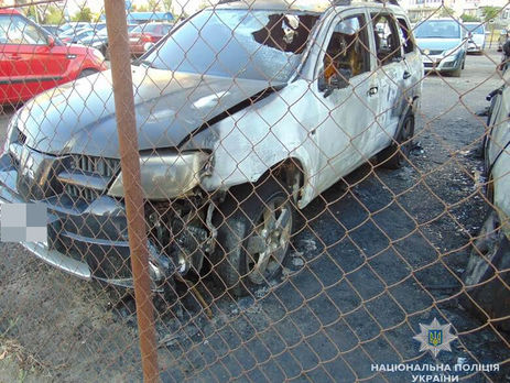 В Киеве сожгли машину помощника депутата Мосийчука