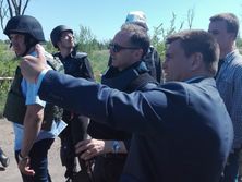 Климкин и глава МИД Германии побывали в районе боевых действий на Донбассе. Фоторепортаж