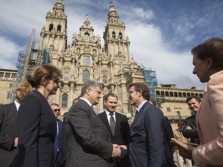 Порошенко в Іспанії зустрівся з главою уряду Галісії