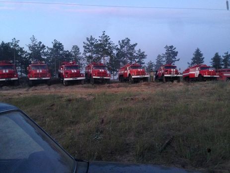 Рятувальники ліквідували масштабну лісову пожежу в Херсонській області