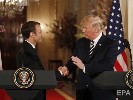 Трамп и Макрон провели 