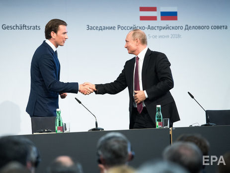 ﻿Путін просив Курца організувати йому зустріч із Трампом в Австрії