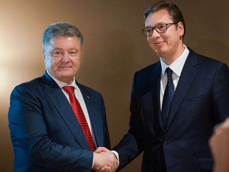 Президент України Петро Порошенко провів зустріч із президентом Сербії Александром Вучичем