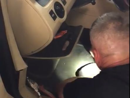 ﻿Слободян: Прикордонники виявили автомобіль Volkswagen, практично нафарширований бурштином