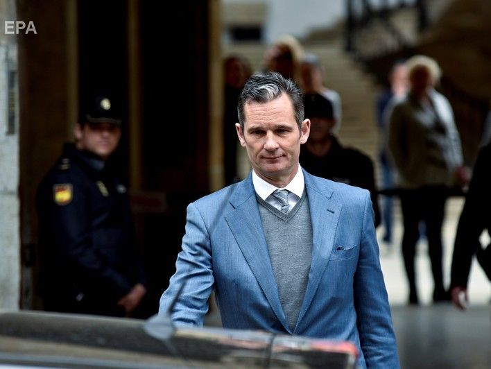 ﻿Зятю іспанського короля скоротили строк тюремного ув'язнення у справі про фінансові махінації