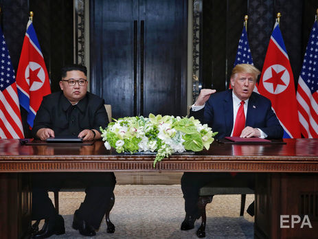 Переговоры Трампа и Ким Чен Ына за 60 секунд. Видео