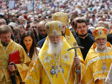 Патриарх Филарет: Сейчас Киевский патриархат по сравнению с Московским больше вдвое