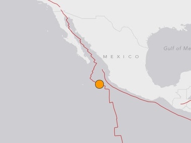 У побережья Мексики произошло землетрясение