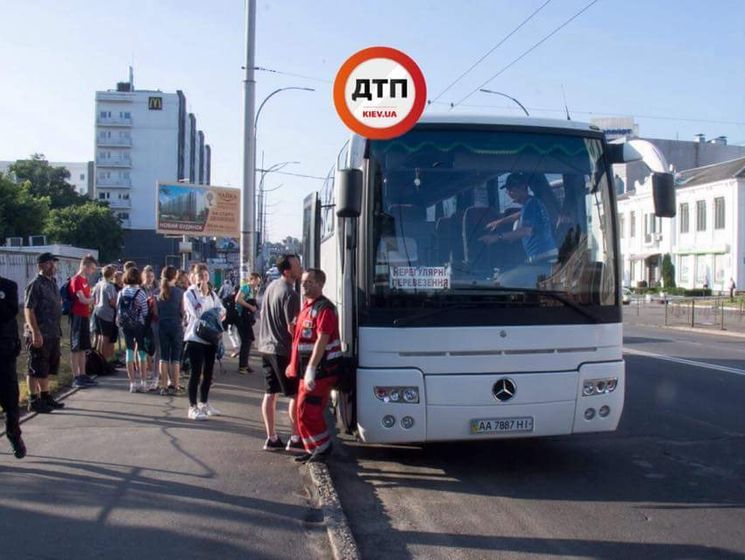 ﻿У Києві водій автобуса з дітьми помер за кермом