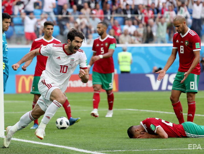 Чемпионат мира по футболу 2018. Иран обыграл Марокко благодаря автоголу