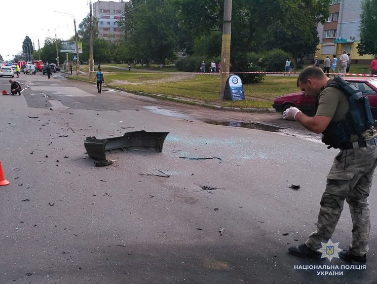 В Черкассах взорвался автомобиль, водитель погиб – полиция
