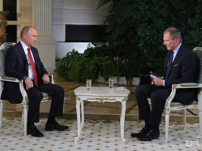﻿Австрійський журналіст Вольф заявив, що інтерв'ю з Путіним було найскладнішим у його кар'єрі