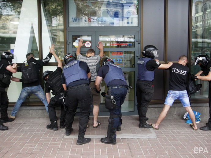 ﻿Глава патрульної поліції Києва: Затриманих під час Маршу рівності через пару годин відпустили