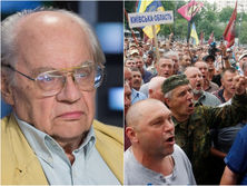 ﻿Помер поет Драч, під Радою сталися сутички демонстрантів із поліцією. Головне за день