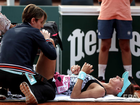 ﻿Цуренко не змогла дограти матч чвертьфіналу турніру в Бірмінгемі