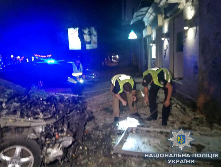 Полиция квалифицировала взрыв автомобиля в Одессе как покушение на убийство