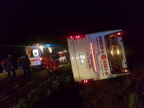 В Румынии в ДТП попал автобус с украинскими туристами, трое детей получили травмы