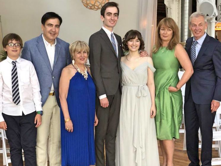 Сын Саакашвили женился в США