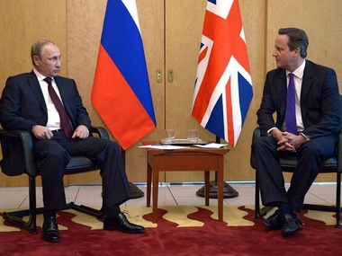 Премьер-министр Великобритании не пожал руку Путину на встрече