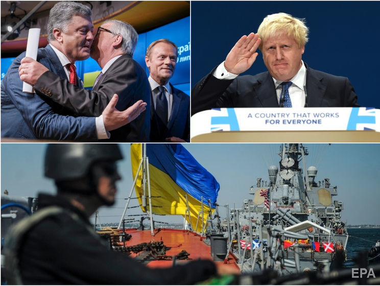 Состоялся саммит Украина &ndash; ЕС, начались учения "Си Бриз", Джонсон подал в отставку. Главное за день