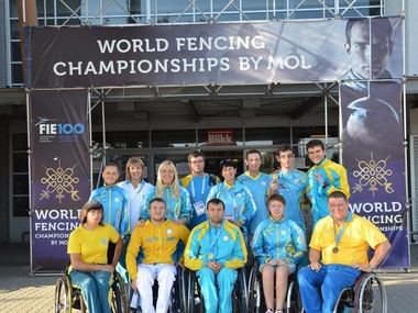 Украинские фехтовальщики-параолимпийцы взяли два "золота" на чемпионате Европы
