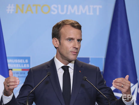 Трамп в Брюсселе ни разу не упоминал о возможности выхода США из НАТО – Макрон