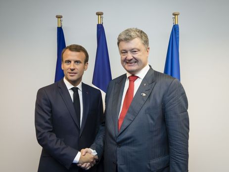 Порошенко и Макрон договорились активизировать переговоры по Донбассу