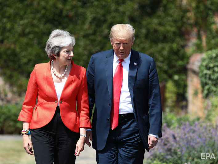 Мэй и Трамп договорились о торговой сделке после Brexit