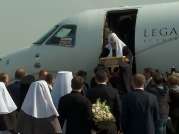 ﻿Патріарх Кирило літає на бізнес-джеті вартістю $25 млн. Відео