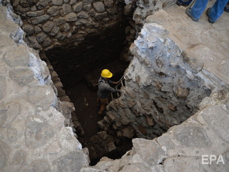 В Мексике благодаря землетрясению нашли древний храм ацтеков. Видео