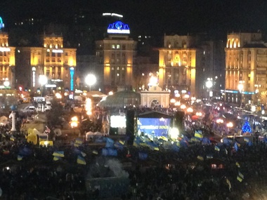 Евромайдан спокойно пережил еще одну ночь