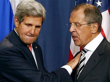Лавров призвал Керри повлиять на прекращение "карательной операции" в Украине