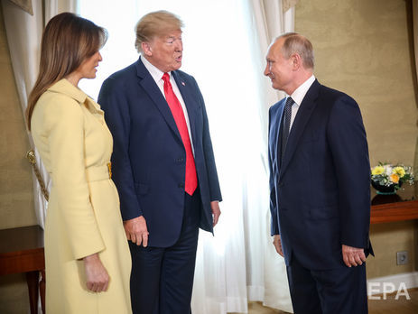 Меланья Трамп изменилась в лице после рукопожатия с Путиным. Видео