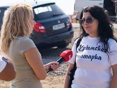 Ризаева: Спасибо Усику за гимн Украины в Москве. Ты – великий мужчина! А собаки пусть лают. Наш украинский караван идет!