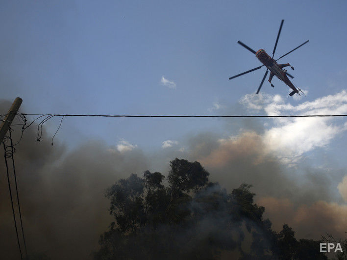 Число жертв лесных пожаров в Греции возросло до 50