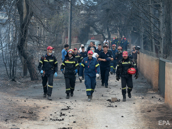 Украина предложила Греции помощь в борьбе с лесными пожарами