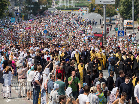 ﻿Центр Києва перекриють через хресний хід – КМДА