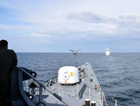 ВМС Украины провели в Черном море тренировку с кораблями групп НАТО. Фоторепортаж