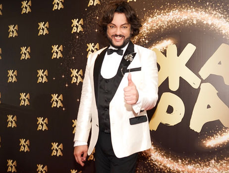 ﻿Кіркоров мацав Ані Лорак на фестивалі 