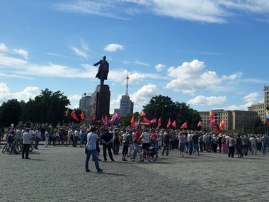 В Харькове пророссийские активисты провели митинг-реквием