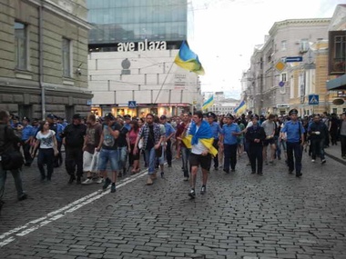 Харьковские ультрас не участвовали в митинге, который закончился дракой с милицией