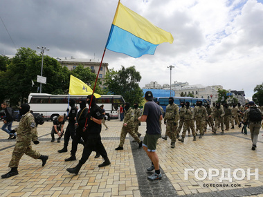 Новые бойцы "Азова" присягнули на верность Украине. Фоторепортаж