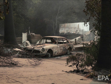 Калифорния пострадала от лесных пожаров. Уничтожены сотни домов, есть погибшие. Фоторепортаж