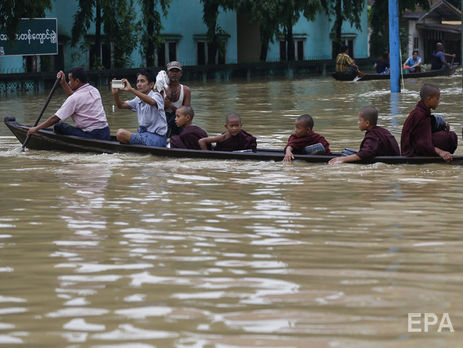 В Мьянме из-за дождей эвакуировали 50 тыс. человек