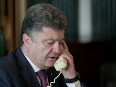 Порошенко проведет телефонную конференцию с Путиным, Олландом и Меркель