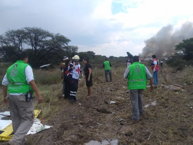 При крушении пассажирского самолета в Мексике никто не погиб