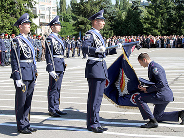 Прощание со знаменем полка