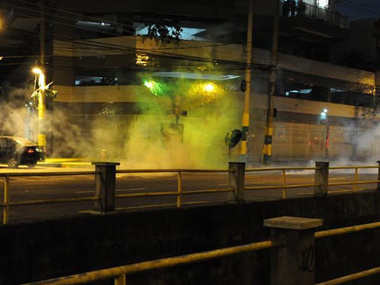 В Бразилии полиция разогнала демонстрантов у стадиона 